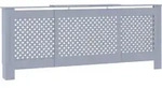 vidaXL MDF Heizk&ouml;rperverkleidung Grau 205 cm - Grau