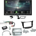 Kenwood DNX-7190DABS Android Auto Carplay DAB+ Einbauset f&uuml;r Hyundai i30 GD GDH