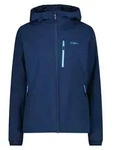 CMP Damen Jacke Jacket FIX Hood Blau 34 - Blau - 34