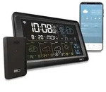 EMOS GoSmart WiFi-Wetterstation mit Funk-Au&szlig;ensensor und App, Farbdisplay,