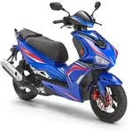 LuXXon F18 Motoroller - City Roller mit 50 ccm - 2,9 PS f&uuml;r max 45 km/h - Blau