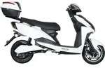 Elektro Motorroller eAdler 2400 W, 45 km/h, perlenwei&szlig; mit 1 Akku Reichweite...