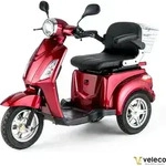 VELECO ZT15 Elektromobil - 3-Rad Mobilit&auml;tsroller - Elektromagnetische Bremse -