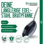 Chefkoch trifft Fackelmann Tri-Ply Bratpfanne Kiel &Oslash; 24 cm Hochwertige