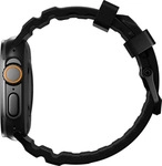 Nomad Rocky Point Band, Band, Smartwatch, Schwarz, Apple, Ultra / 46mm, Leder, Titan