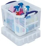 Really Useful Box 35,0 l XXL transparent 48,0 x 39,0 x 34,5 cm - Transparent
