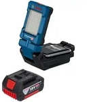 Bosch GLI 18V-800 Professional Akku Leuchte 18 V 800 lm + 1x Akku 5,0 Ah - ohne