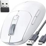 Ugreen MU103, Beidh&auml;ndig, RF Wireless + Bluetooth + USB Type-C, Wei&szlig; - Wei&szlig;