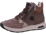 Rieker Damen Stiefelette gef&uuml;ttert Braun - Braun - 36