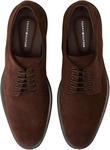 Tommy Hilfiger Herren Derby Schuhe Corporate aus Wildleder, Braun (Cocoa), 40 - 40