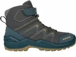 Lowa MADDOX WARM GTX MID JR petrol senf EU 38 - Petrol/Gelb - 38