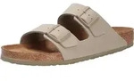 Kaufen Sie die Birkenstock Arizona Faded Khaki mit normalem Fu&szlig;bett bei Kicksshop.