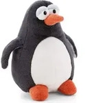 Nici 62413 Kuscheltier Pinguin Jorge Thunder 16cm schlenkernd - Grau
