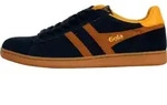Sneaker aus Leder Equipe II Suede - Braun/Gelb - 42