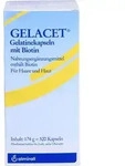GELACET Gelatinekapseln mit Biotin f&uuml;r Haare und Haut, 320 St. Kapseln