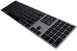 Matias Wired Keyboard US QWERTY f&uuml;r MacBook space grey - Grau