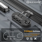 KESSER&reg; Reisekoffer | Koffer ABS Hartschalenkoffer mit Zahlenschloss,...