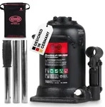 HEYNER&reg; Stempelwagenheber Hydraulisch 10t Wagenheber Doppelhub-Unterstellheber I