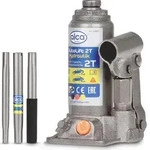 alca&reg; Hydraulischer Wagenheber 2t I Stempelheber & Unterstellheber aus Stahl I f&uuml;r