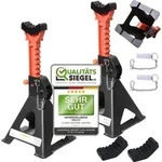 2&times; Unterstellbock 6 t &ndash; Wagenheber St&uuml;tzbock Set 6000 kg, h&ouml;henverstellbar