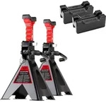 HEYNER&reg; Unterstellbock 2er Set mit Gummiauflage und verst&auml;rkter 3in1 Gummiauflage