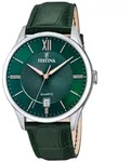 Festina Herren Uhr Casual Leder Armbanduhr gr&uuml;n UF20426/7 - Gr&uuml;n