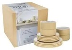 CreaTable, 21531, futuro Weiss, Tellerset 12-tlg, Steinzeug - Wei&szlig;
