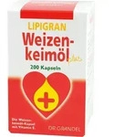 LIPIGRAN 1000 Weizenkeim&ouml;l plus, 200 St. Kapseln