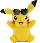 Pok&eacute;mon Pl&uuml;schfigur Pikachu with Sunglasses 20 cm - Gelb