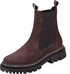 Unbekannt Chelsea Boot f&uuml;r Damen - Braun/Schwarz - 37