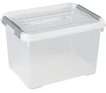 Curver HANDY+ Box, transparent / silber verschiedene Gr&ouml;&szlig;en Gr&ouml;&szlig;e: 20 l - Wei&szlig;