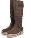 Rieker Damen Hochschaftstiefel braun 36 - Braun - 36