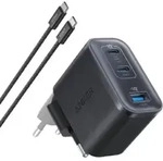 Anker Nano Ladeger&auml;t (70W, 3 Ports) Schwarz - Schwarz