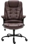 vidaXL B&uuml;rostuhl Dunkelbraun Wildleder-Optik - Braun