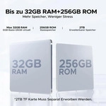 DOOGEE U13 Tablet - Android 16, 13 Zoll,32GB(6+26)GB RAM+256GB, 90Hz,