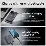Intenso MW5000 Magnetische Powerbank 5000 mAh &ndash; MagSafe kompatibel, Wireless