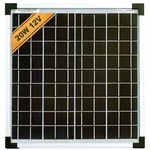 enjoy solar&reg; Solarpanel klassisches monokristallines Solarmodul 20W 12V...