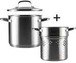 Kochtopf mit Sieb- bzw. Pastaeinsatz 20 cm