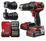 Einhell TE-CD 18/45 3X-Li+22 Akku-Bohrschrauber | 2 Akkus, Ladeger&auml;t & Bit-Set