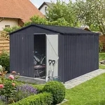 Albatros Profi Ger&auml;tehaus XXL &ndash; verzinktes Metall in Anthrazit (RAL 7016) 