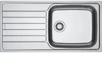 FRANKE Sp&uuml;le SPARK SKL 611-100 Edelstahl LEINEN mit Drehexcenterventil /