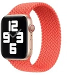 Geflochtenes Solo Loop f&uuml;r das Apple Watch | 44/45/46/49 mm - Gr&ouml;&szlig;e 5 - Electric