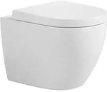 Sp&uuml;lrandloses Wand-WC-Set Adonis 2.0 Twister Flush wei&szlig; mit WC-Sitz
