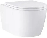 Grohe Wand WC sp&uuml;lrandlos Start Round Tiefsp&uuml;ler alpinwei&szlig; inkl. WC-Sitz - Wei&szlig;
