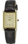 Seiko SWR110P1 Damenuhr Quarz mit Lederband Goldfarben - Gold