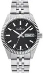 Dugena 4461068 Herrenuhr Vento Saphirglas 10 Bar Wasserdicht - Schwarz
