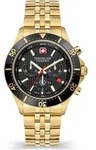 SWISS MILITARY HANOWA Herrenuhr Quarzuhr gold / schwarz onesize Herren 43
