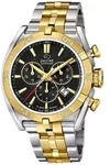 Jaguar Executive Herrenuhr Quarz Chronograph Schwarz Bicolor Edelstahl J855/C - Bunt
