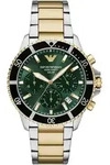 Emporio Armani AR11695 WORLD EXPLORER Chronograph Uhr Herrenuhr Edelstahl Chrono