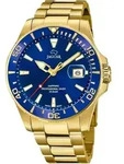 Jaguar Herren Uhr J877/1 Professional Diver Edelstahl vergoldet - Blau